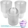 Buy cheap Plastic Cups Ice-Cream Cups Dome Lids, 180ml/6oz Sundae Dessert Cups For Iced Coffee Cold Drinks Frozen Yogut from wholesalers