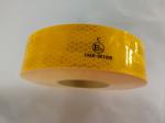 Exterior Custom Yellow Prism Conspicuity Reflective Tape For Jacket Trailer