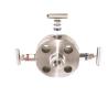 Buy cheap 1/2'' BSP 100C 2 Valve Manifold 6000 Psi 2 Way Manifold Valve Stainless Steel from wholesalers