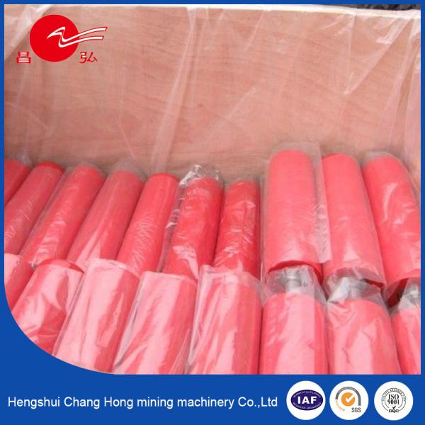 Buy cheap Customized Belt Conveyor Shock Absorb Rubber Impact Carrier Rollers from wholesalers