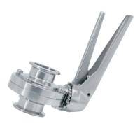 Buy cheap Sanitary SS 316L DN250 Tri Clamp Hygienic Butterfly Valve product