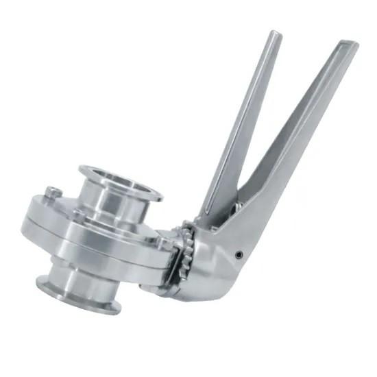 Buy cheap Sanitary SS 316L DN250 Tri Clamp Hygienic Butterfly Valve from wholesalers