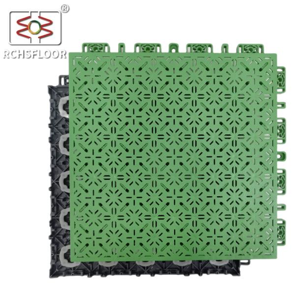 Buy cheap 600g/pc Durable Lightweight Outdoor Sports Flooring Tiles Non Slip 1.8cm from wholesalers