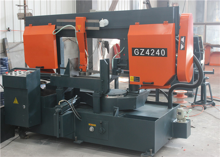 Gantry Large Diameter Stainless Steel Band Saw Machine 0.15KW Cooling Generator Power