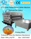 High Speed Packaging Carton Folder Gluer Machine Of Printing Slotting / Feeding