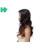 Buy cheap Long Curly Women Full Lace Synthetic Wigs High Heat Resistant Fiber Black Mixed Brown Color from wholesalers