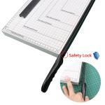 Manual Steel ZEQUAN A4 Paper Cutter Guillotine Photo Cutting Machine 12 Sheets