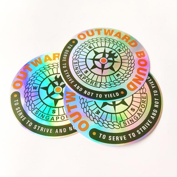 Buy cheap Rainbow Holographic 3d Hologram Stickers from wholesalers