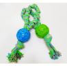 Buy cheap Non Toxic Dog Ball Green Dog Rope Toy For Aggressive Chewers 34cm from wholesalers