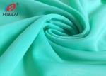 Solid Color Plain Dye Shiny Polyester Spandex Fabric For Underwear Swimwear Yoga