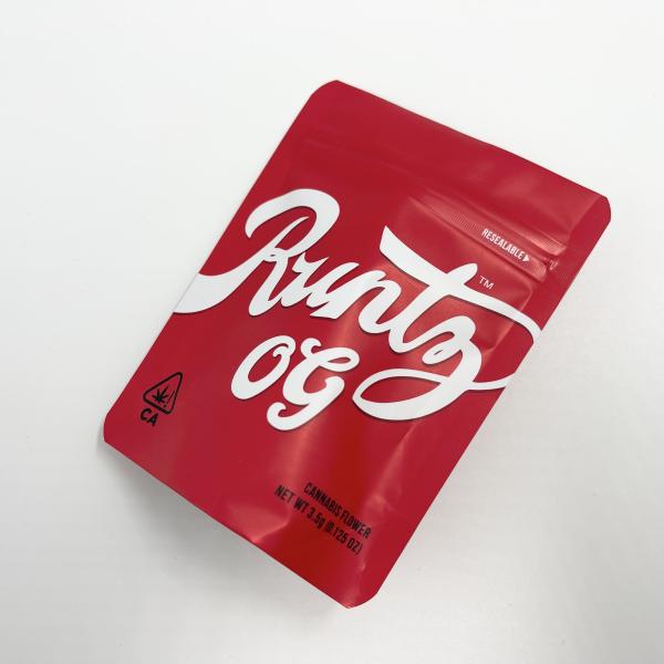 Buy cheap 3.5G Mylar Printing Packaging Bags 105 Microns from wholesalers