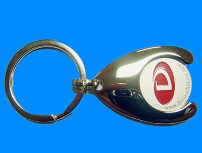 Buy cheap caddy coin key chain, trolley coin keychains, coin holers from wholesalers