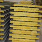 1150-50-0.6mm galvanized steel up and 0.326mm geywhite down glass wool sandwich