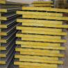 Buy cheap 1150-50-0.376mm corrugated glass wool sandwich container house panel from wholesalers