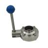 Buy cheap Hygienic Grade Dairy Food Stainless Steel 304 316 Sanitary Welded Manual /TC Butterfly Valve 3A DIN from wholesalers