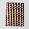 Buy cheap Decorative SS metal sheet 201 304 316 Stamping Circle Pattern PVD Rose Gold Color Textured Stainless Steel Sheet from wholesalers