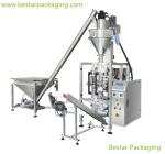 Certified full automatic flour packaging machinery with Auger filler,spiral
