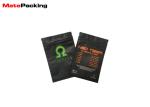 Cigarette Tobacco Stand Up Zipper Bags Smokeless Tobacco Bag With Clear Window