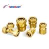 Buy cheap Brass Chrome Plated Compression Fittings Leak Resistant Pex Plumbing Fittings from wholesalers