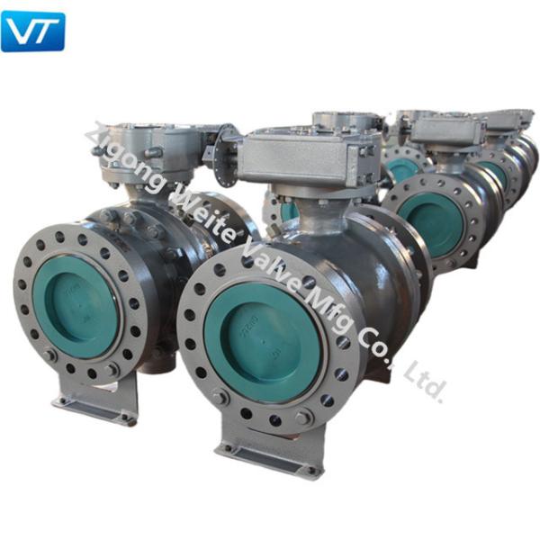 Buy cheap 3 Pieces WCB Trunnion Mounted Ball Valve 10" 600LB Carbon Steel from wholesalers