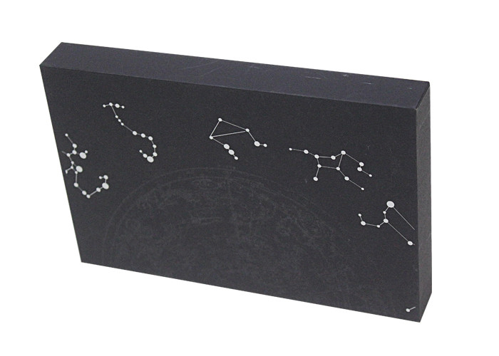 OEM Cardboard Packaging Box , Rigid Set Up Gift Boxes UV Coating Black
