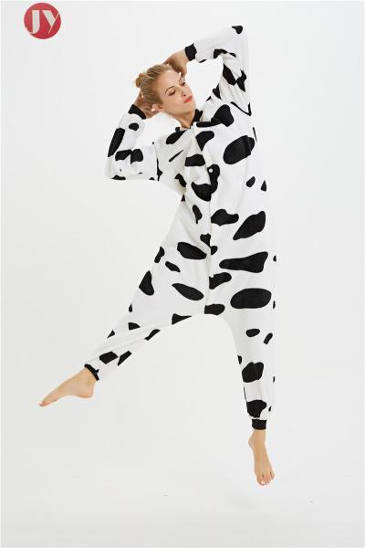 Buy cheap Thick Warm Flannel Adult Cow Onesie For Halloween Cosplay Super Soft Thermal from wholesalers