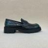 Buy cheap Fashion Green Platform Loafers Modern Leather Platform Loafers from wholesalers