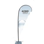 Buy cheap Washable Outdoor Teardrop Advertising Flags Double Sided Printing from wholesalers