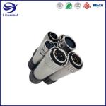 Zinc Alloy Male Pin Bayonet Lock HRS Cable Connector for Powertrain Wire Harness