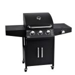 Enjoy Smoke-Free Camping and Barbecue with 4-Burner Steel Gas Stove in Outdoor