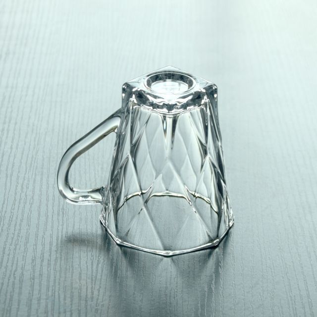 Factory Price Classic multipurpose Clear Transparent Coffee Mug Tea Glass