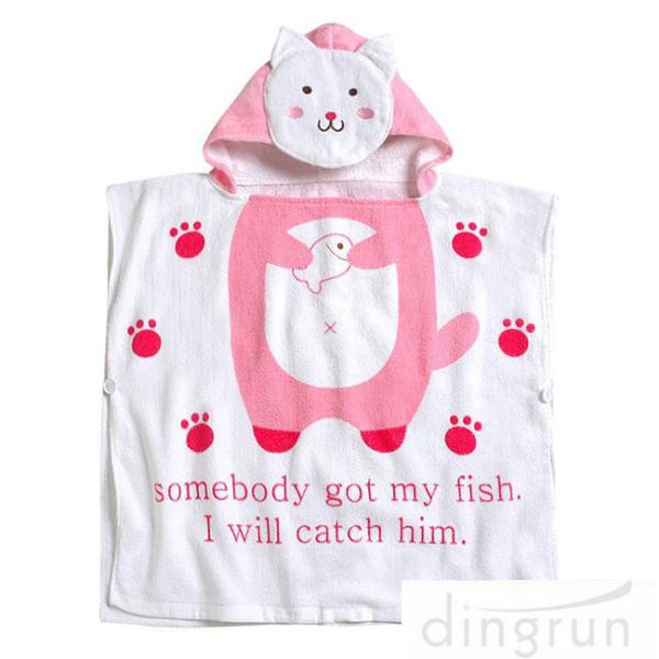 Buy cheap OEM Super Soft Personalized Cotton Hooded Poncho Towels Eco - Friendly from wholesalers