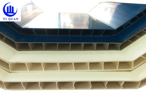 Buy cheap Durable Corrugated Hollow Twin Wall Roofing Sheets PVC Plastic Tiles from wholesalers