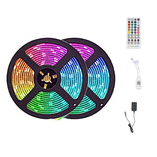 Buy cheap RGB High Lumen Waterproof Flexible LED Strip Light 24V 5050 SMD Led Roll 5m 10m Christmas Decoration from wholesalers
