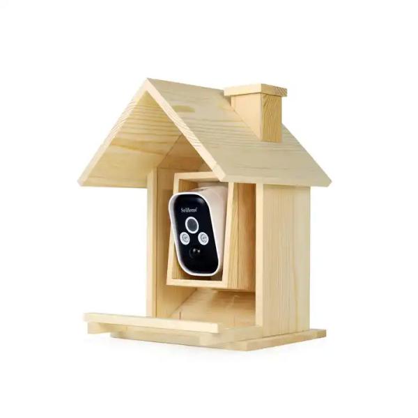 Buy cheap 4MP Solar Wireless Battery Outdoor Waterproof New Trend Smart Bird Feeder With Camera Outside Bird House With WIFI from wholesalers