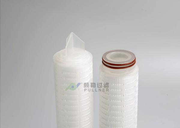 Buy cheap 0.1 Micron Microelectronics Filter PTFE Membrane Pleated Cartridge Air Filter from wholesalers