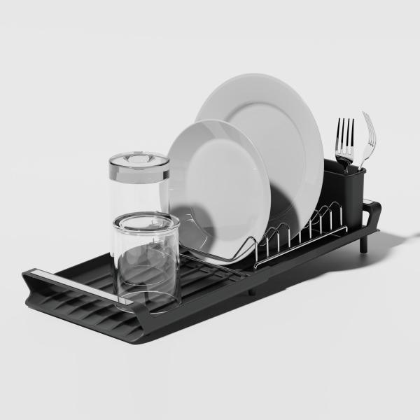 Buy cheap Metal Wire Utensils Holder Kitchen Dish Rack Non Folding OEM ODM from wholesalers
