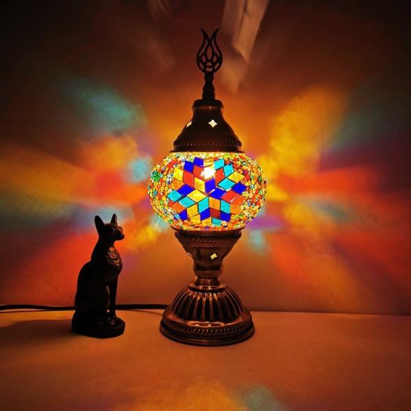 Buy cheap Turkish mosaic table Lamp vintage art deco Handcrafted retro table lamp(WH-VTB-06) from wholesalers