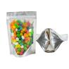 Buy cheap Recyclable Sliver Clear Window Mylar Zipper Bags from wholesalers