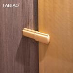 Luxury Customized Wardrobe Closet UV Lacquer Gold Fitted Bedroom Wardrobe