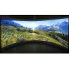Buy cheap 3D Curved Projection Screens For Cinema , Custom Silver Cylindrical Screen from wholesalers