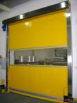 Remote Control High Speed Roll Up PVC Doors 1.5m/s Industrial Rapid Door