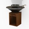 Buy cheap Outdoor 1200mm Diameter Cooking Plate Steel BBQ Grill Easy To Clean Corten Steel from wholesalers