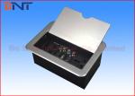 Conference Room Table Electrical Outlets , Flip Up Desk Mounted Power Sockets