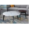 Buy cheap Coffee Table, Corner Table, Restaurant Center Table, Club Tea Table, Natural Marble Top, Powder Coated Steel Base from wholesalers