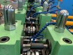 Green Color Welded Pipe Making Machine For Round Pipe Speed 100m/Min