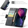 Buy cheap QLTYPRI Wallet Cover for iPhone 13/14, [RFID-blocking] credit card slot holder for shock-proof protection of phone case from wholesalers