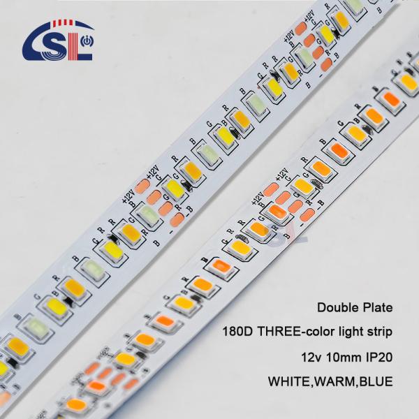 Buy cheap 10mm 2835 180D Warm White Blue 12V LED Lighting Strip for Residential Mirror Bathroom Lighting from wholesalers