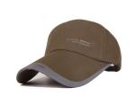 Army Green Canvas Baseball Cap / Golf Hat 3D Embroidery Logo 6 Panel For