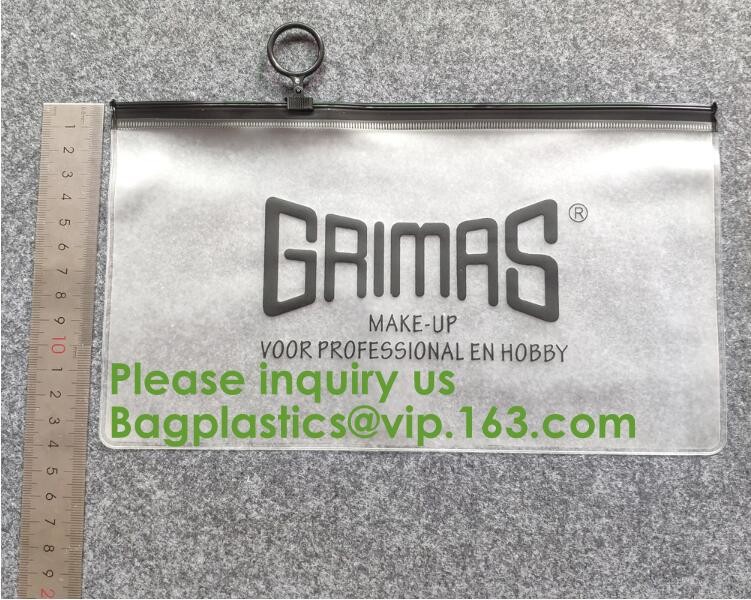 Packaging Bag Customized PVC Zipper Bag,frosted slider transparent Zip lockkk water proof clear pvc custom bag bags zipper